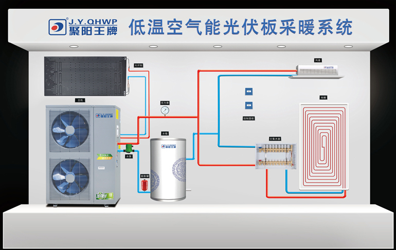 空氣源熱泵冷暖兩聯供系統是指以空氣源熱泵機組作為冷熱源，供暖采用熱水的輻射末端為主，供冷采用冷水或冷媒的對流末端為主，為單獨用戶提供供暖和供冷的聯合系統。常見的空氣源熱泵冷暖兩聯供系統包括空氣源熱泵水系統和空氣源熱泵水氟系統